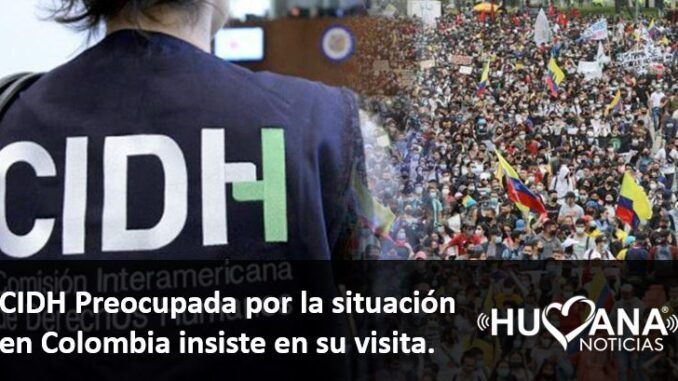 CIDH_VISITA CIDH preocupada por la situación que atraviesa el Colombia, insiste en hacer una verificación