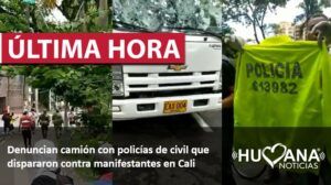 Policias de civil estarían disparando a manifestantes en cali