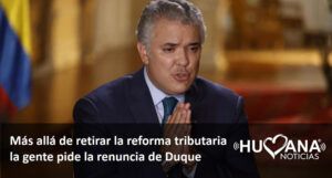 Renuncia duque - reforma tributaria