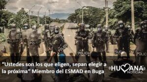 Ustedes son los que eligen, sepan elegir a la proxima, mensaje de miembro del ESMAD