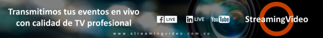 Proveedor de streaming para todo tipo de eventos virtuales, híbridos o presenciales en Colombia.