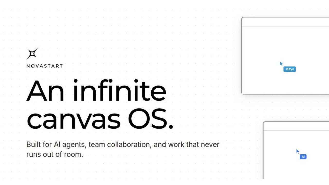 Novastart lanza Infinite Canvas OS, el sistema operativo donde los agentes de IA trabajan a la vista de todos
